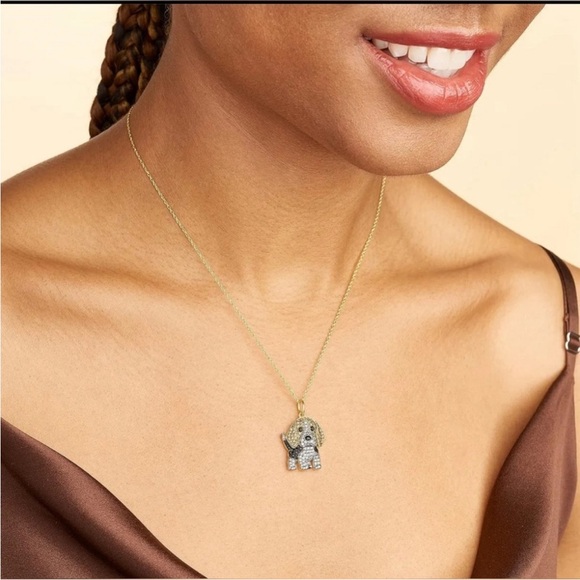 Beagle Necklace, Beagle Rhinestone Necklace, Dog Necklace - Picture 2 of 4